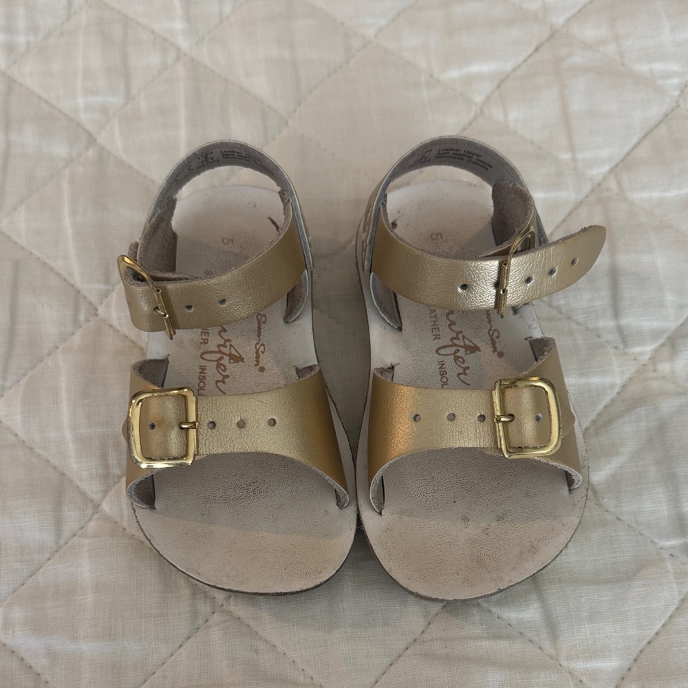 Sun Sans Gold Sandals